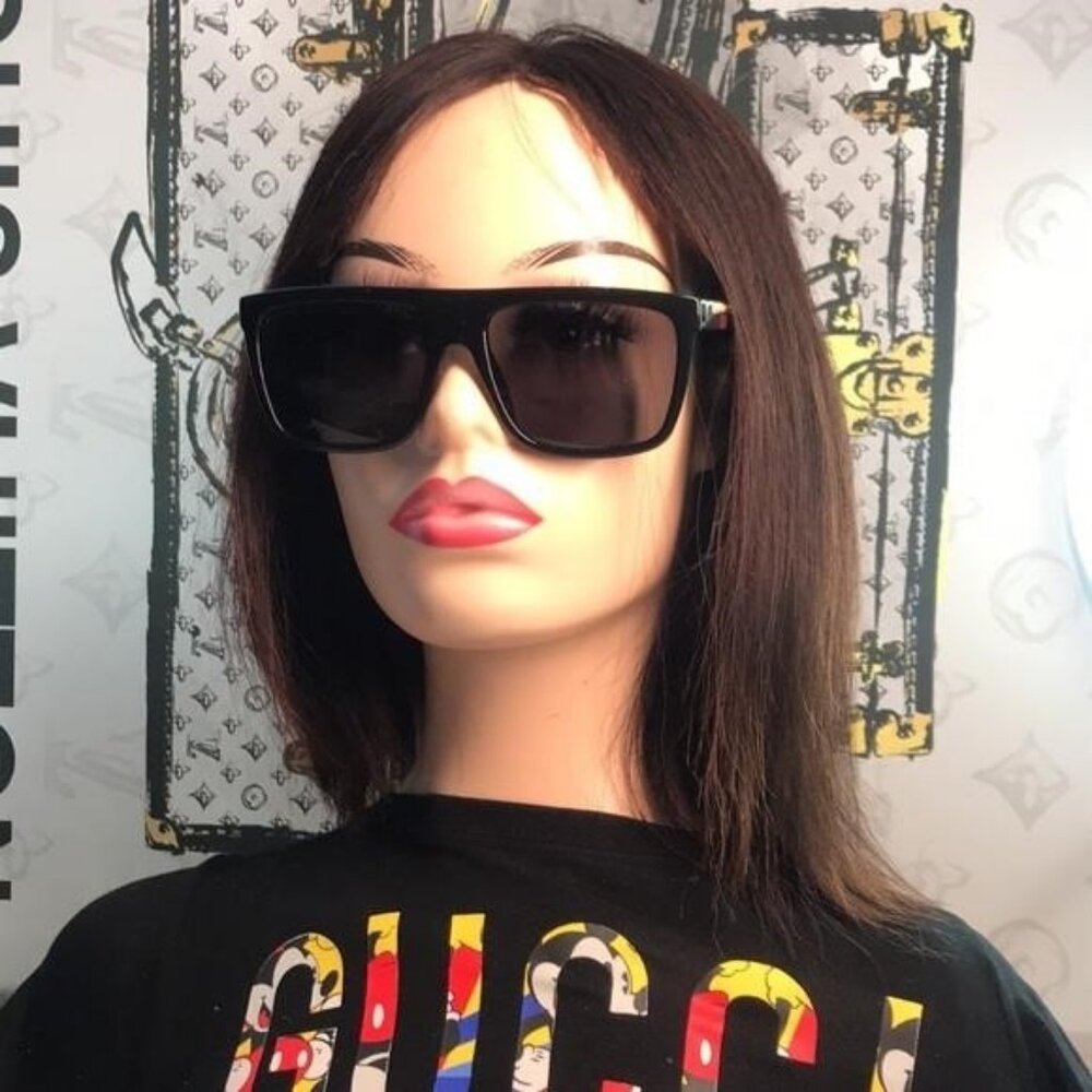 New ✨ Authentic Gucci GG0748S 001 Sunglasses – Black Frame, Grey Lenses ✨ - Picture 6 of 12